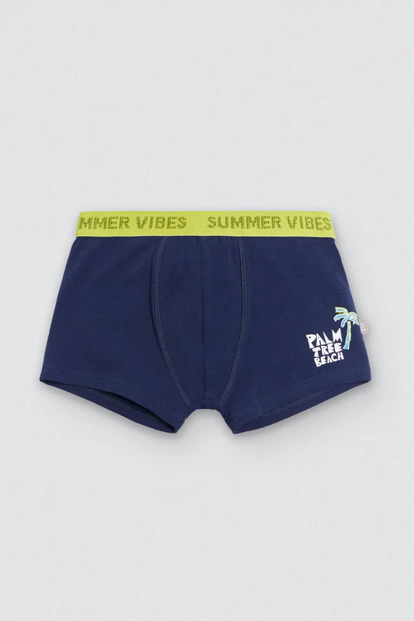 Pack de 2 bóxers juveniles estampados palmeras