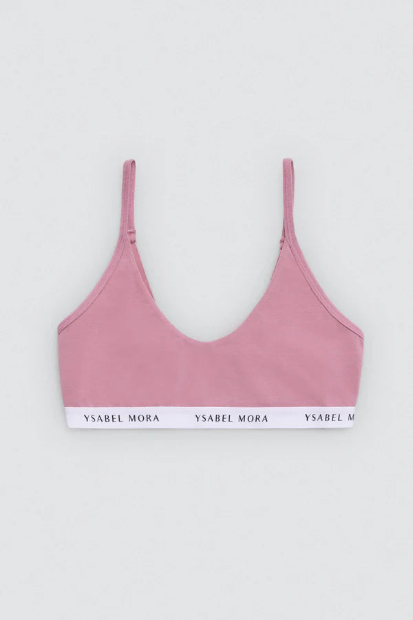 Top juvenil algodón Rosa