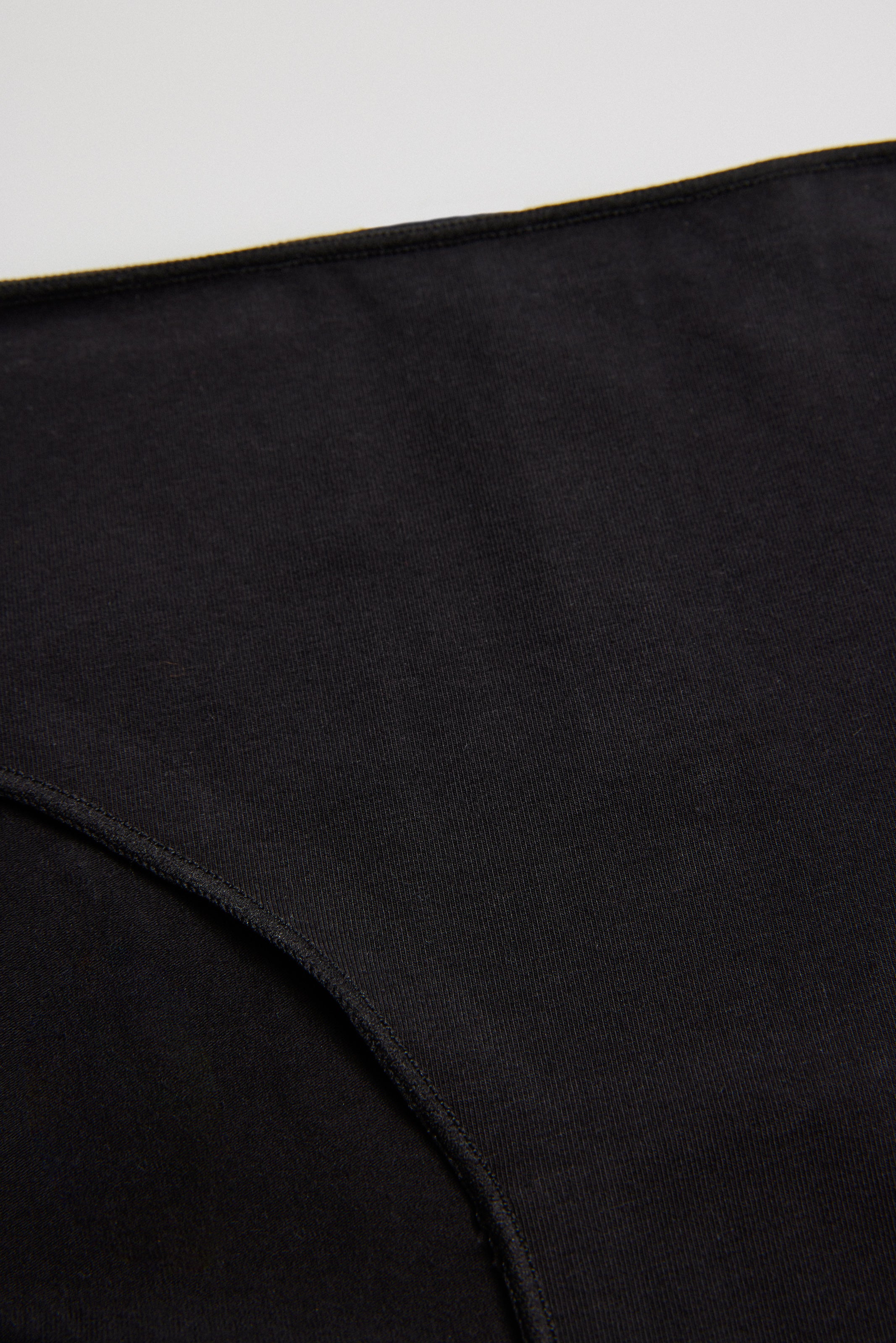 Braga midi algodón negro