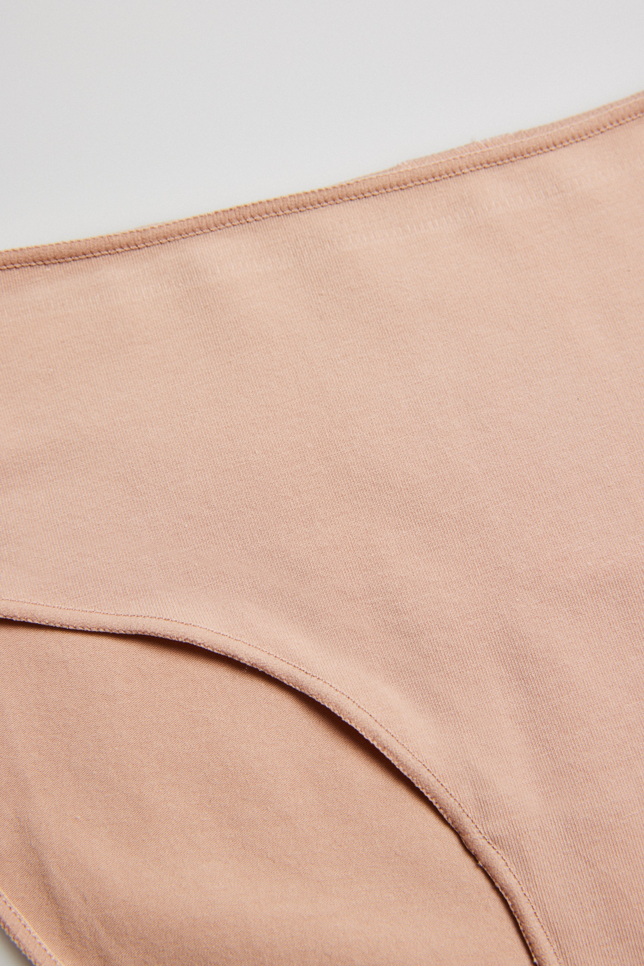 Braga midi algodón nude