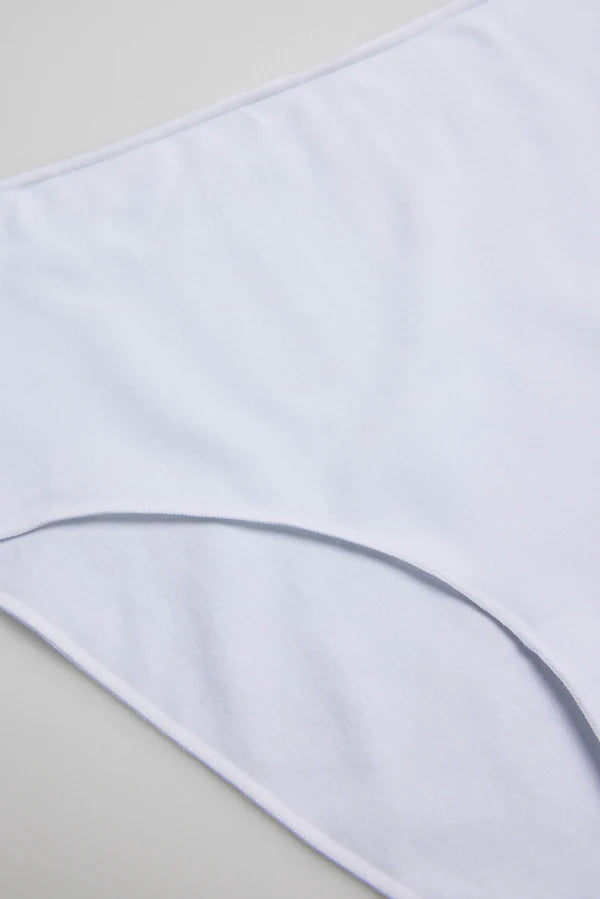 Braga alta básica algodón Blanco