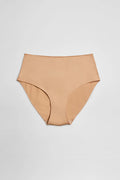 Braga alta básica algodón Nude