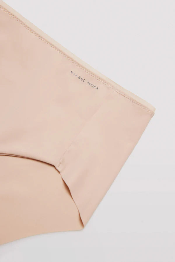 Braga de control con acabados invisibles Nude