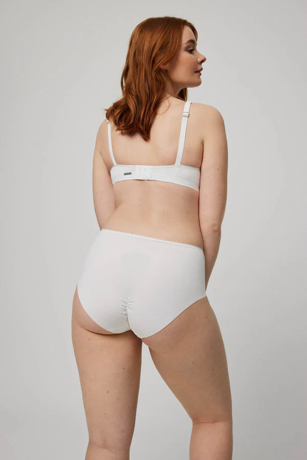 Braga de control con acabados invisibles Blanco