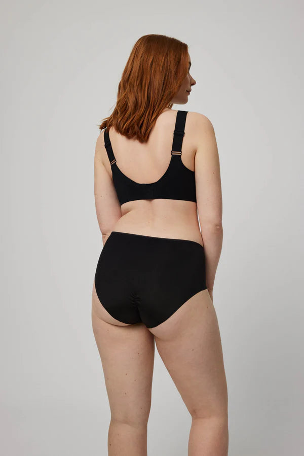 Braga de control con acabados invisibles Negro