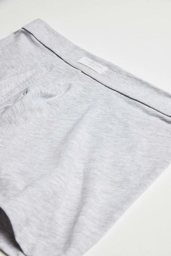 Calzoncillo boxer algodón básicos gris