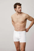 Calzoncillo boxer algodón básicos blanco