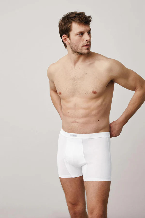 Calzoncillo boxer algodón básicos blanco