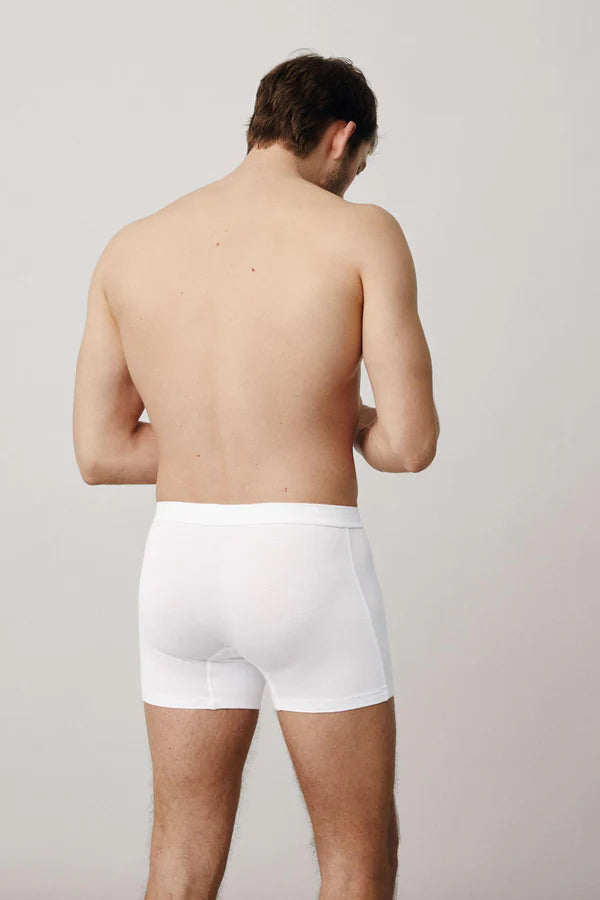Calzoncillo boxer algodón básicos blanco