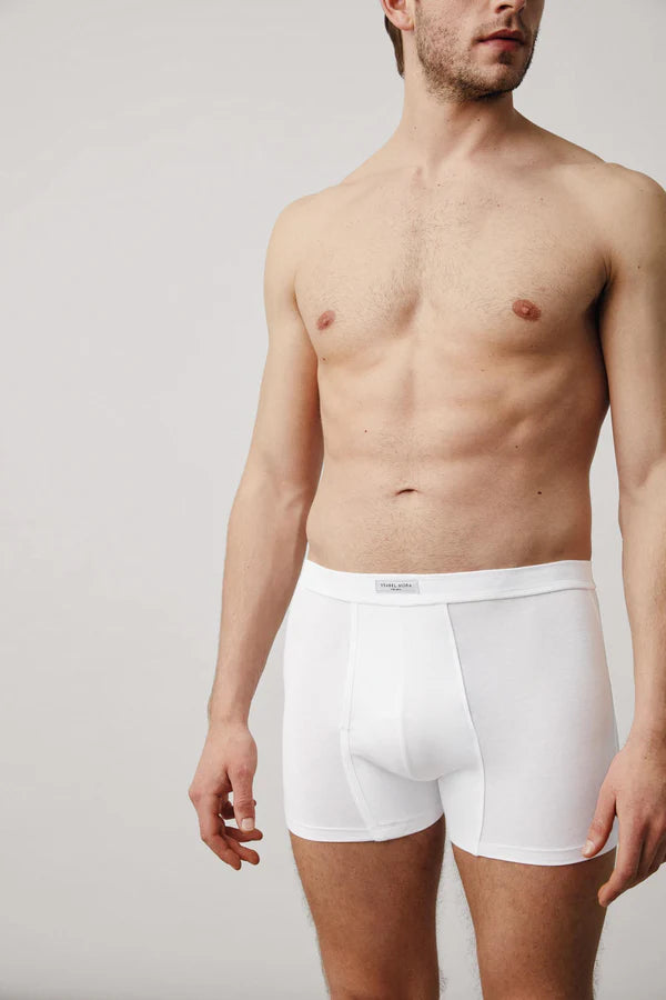 Calzoncillo boxer algodón básicos blanco