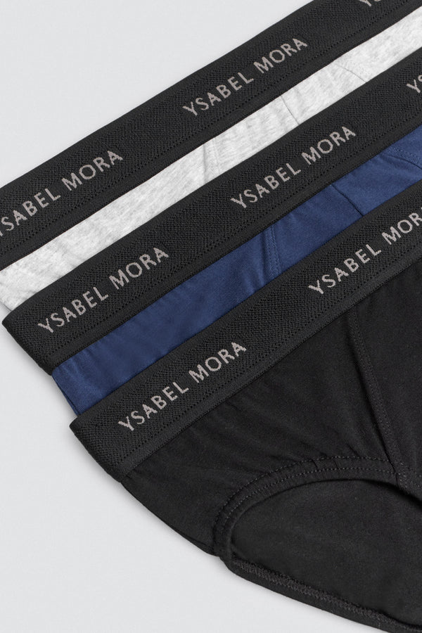 Pack de 3 slips básicos lisos