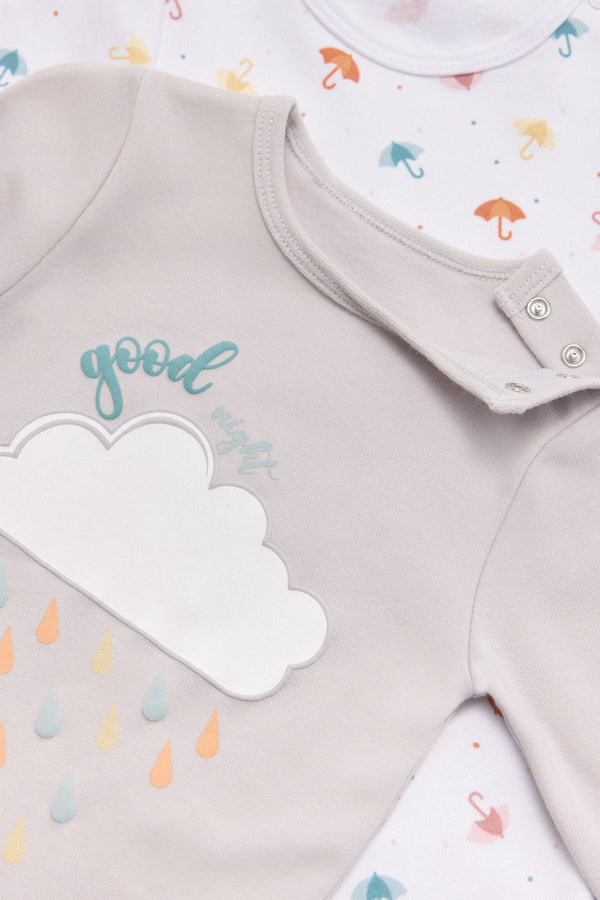 Pack 2 bodies bebé manga larga Rainy Day