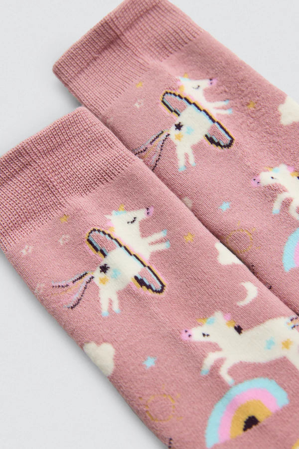 Calcetín mujer Unicornio