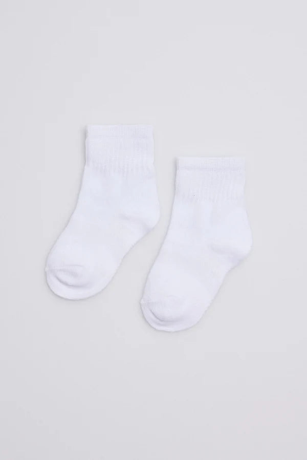 Pack 3 calcetines cortos infantil Blanco