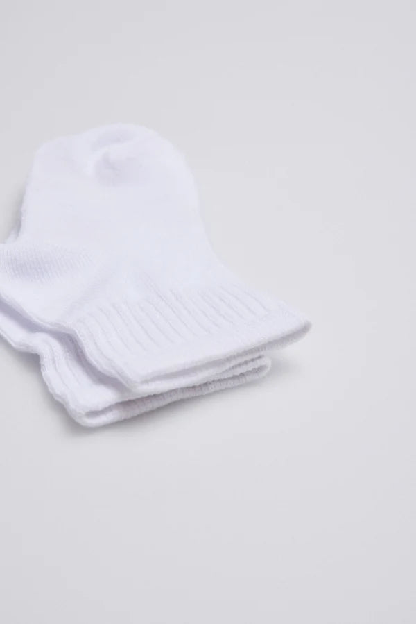 Pack 3 calcetines cortos infantil Blanco