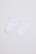 Pack 3 calcetines de bebé transpirables estilo sport Blanco