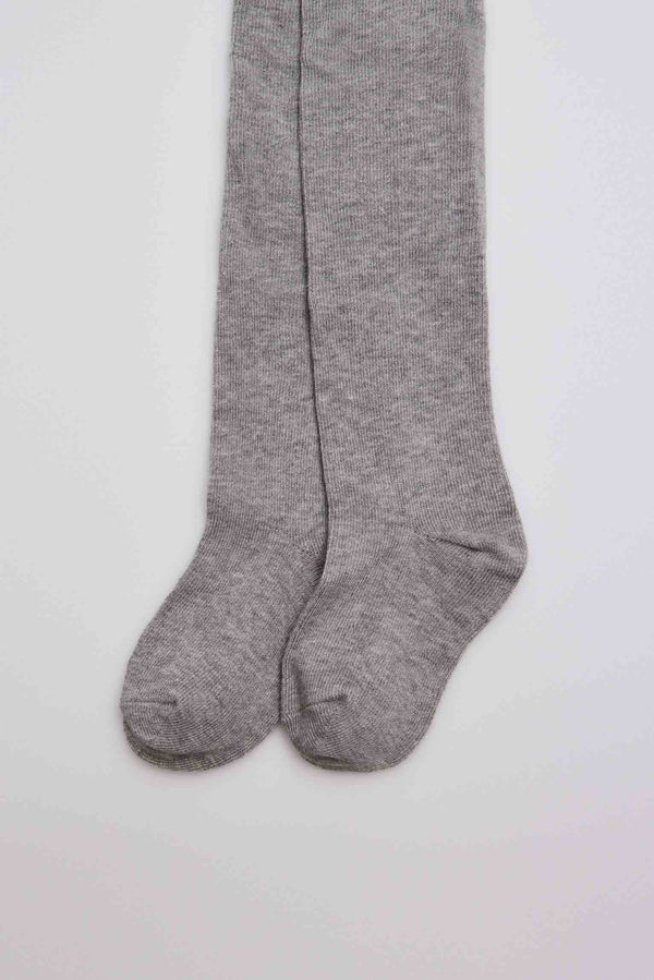 Leotardo bebé liso Gris