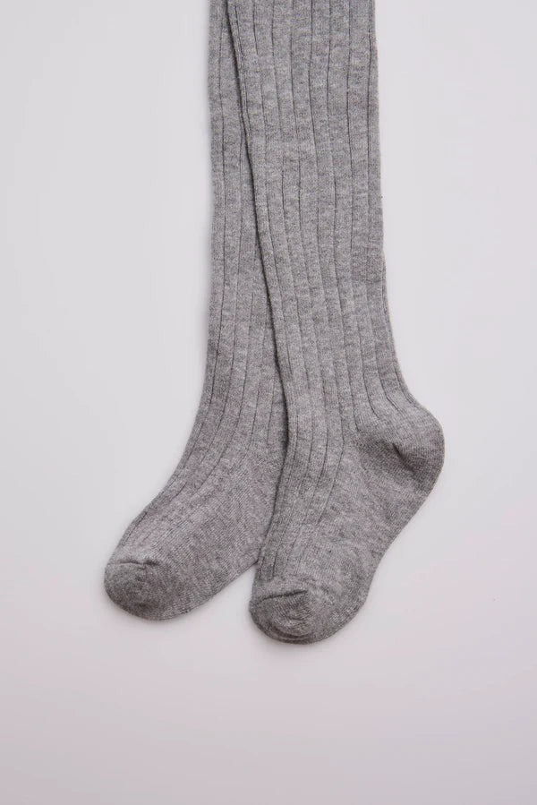 Leotardo bebé canalé Gris