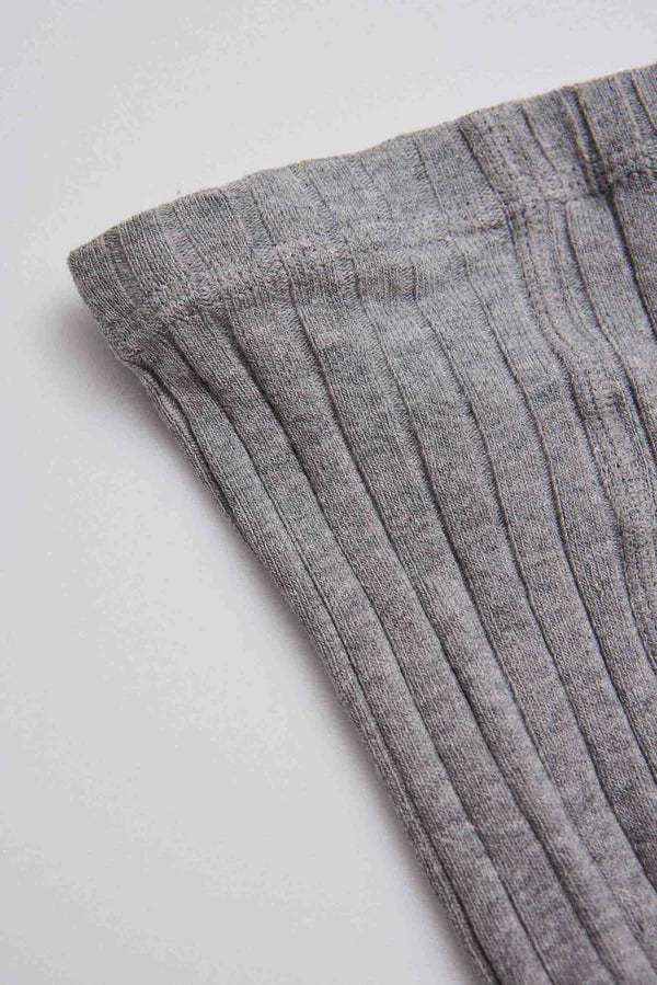 Leotardo bebé canalé Gris