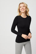 Camiseta interior térmica manga larga negro