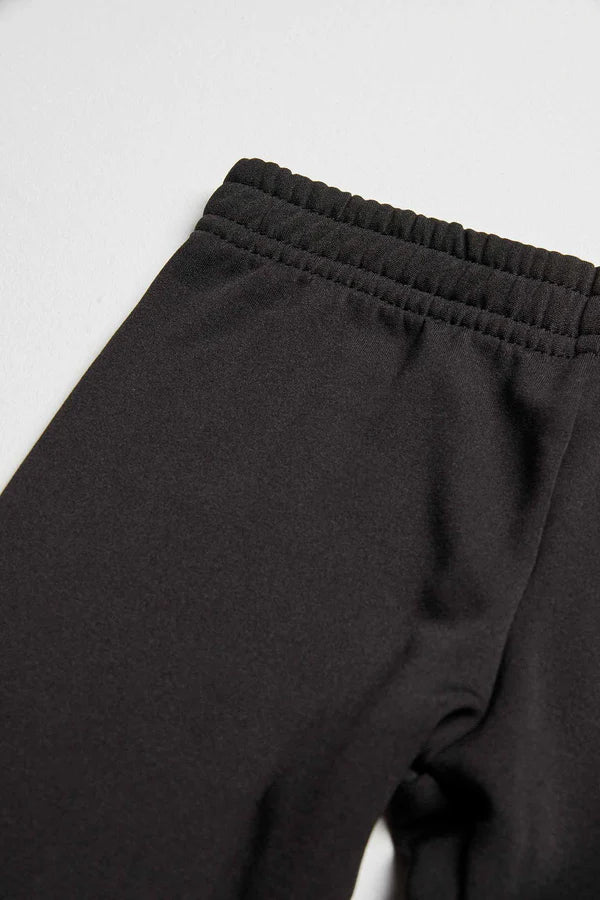 Pantalón térmico infantil unisex Negro