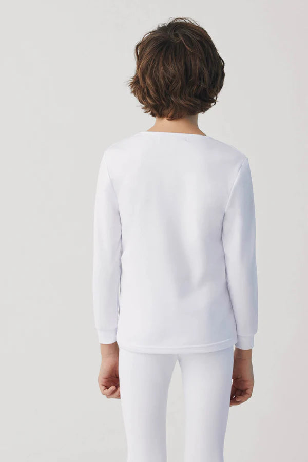 Camiseta térmica infantil unisex Negra