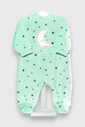 Pijama bebé terciopelo moon