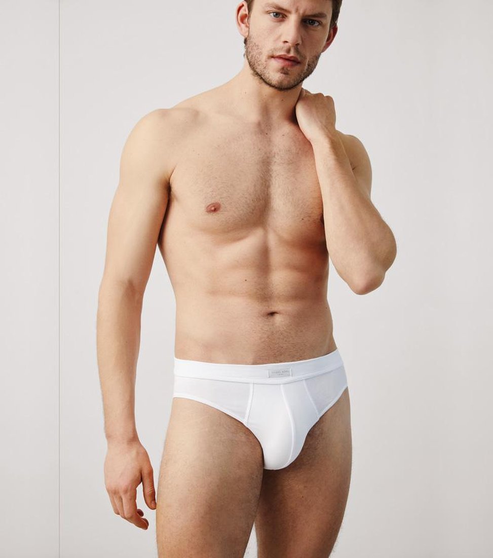 Calzoncillo slip algodón básicos blanco