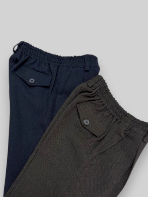 Bermuda colegial cintura elástica