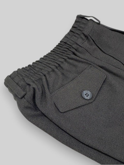 Bermuda colegial cintura elástica