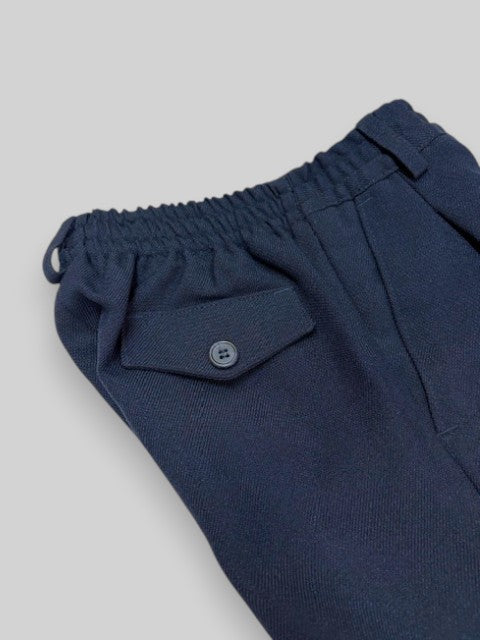 Bermuda colegial cintura elástica