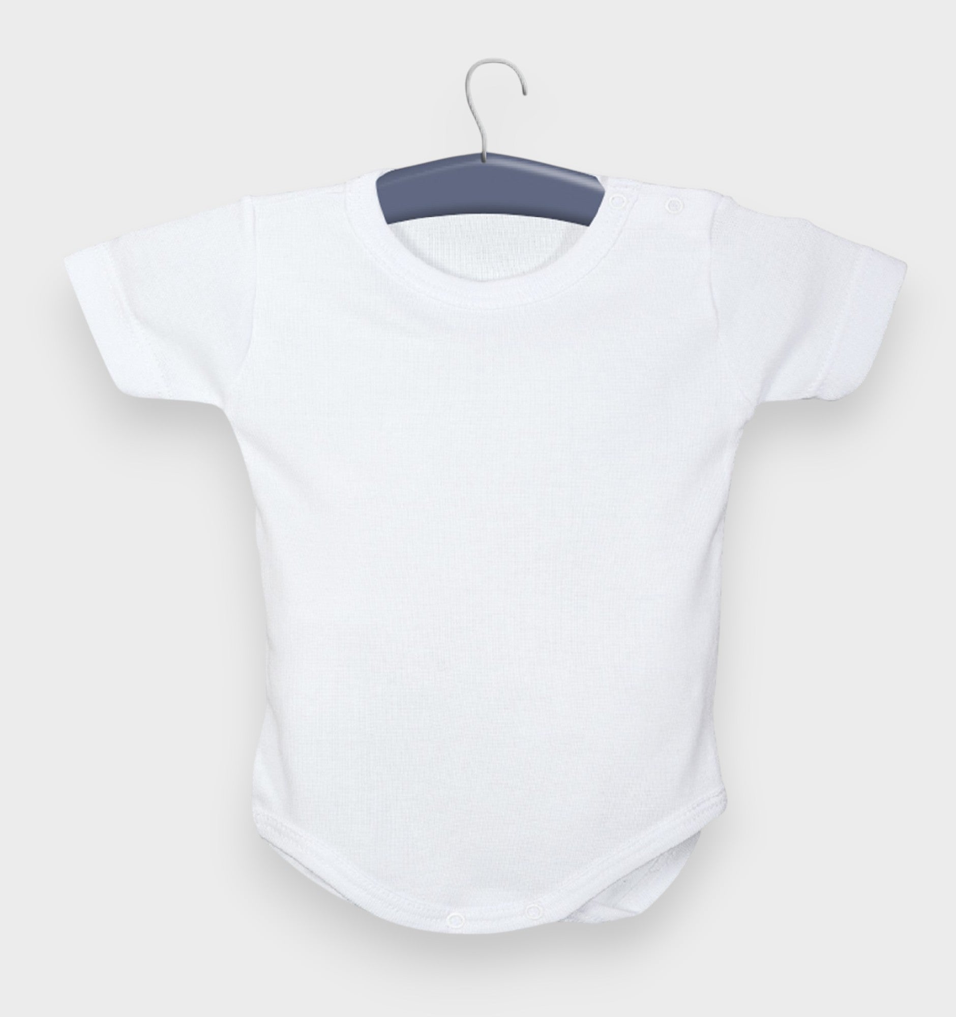 Body liso de algodón manga corta