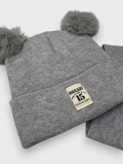 Conjunto de gorro y braga Moonlight