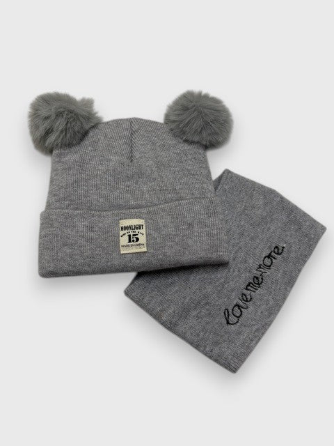 Conjunto de gorro y braga Moonlight