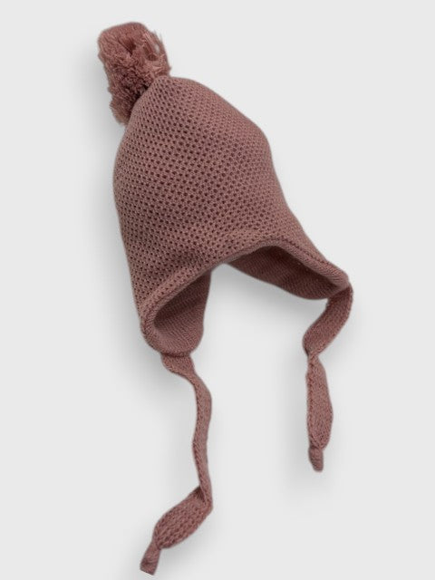 Gorro de punto arroz