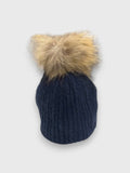 Gorro pompon Marino
