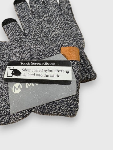 Guante hombre táctil Jaspeado