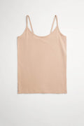 Camiseta interior tirante fino algodón Nude