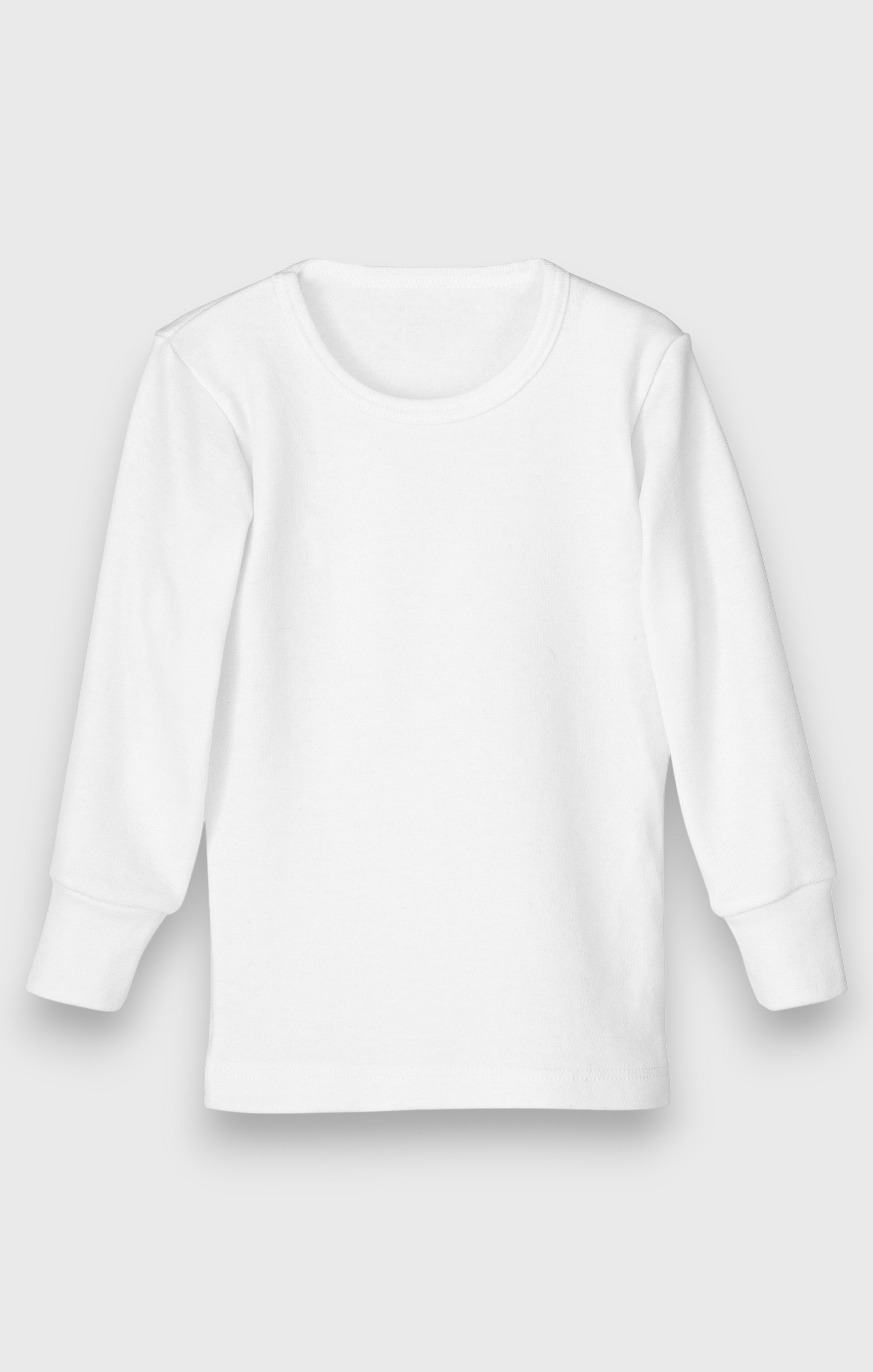 Camiseta interior niño manga larga Algodón 100%
