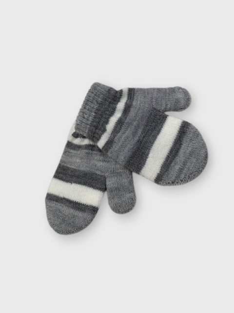 Manopla infantil Rayas Gris