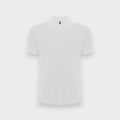 Polo infantil unisex manga corta blanco