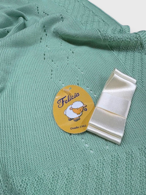 Toquilla para bebé Verde Agua